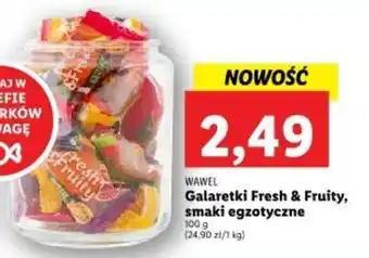 WAWEL Galaretki Fresh & Fruity, smaki egzotyczne 100g