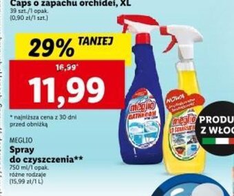Lidl MEGLIO Spray do czyszczenia 750 ml/1 opak. oferta