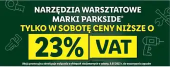Lidl PARKSIDEⓇ NARZĘDZIA WARSZTATOWE TYLKO W SOBOTĘ CENY NIŻSZE oferta