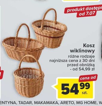 Carrefour Kosz wiklinowy oferta