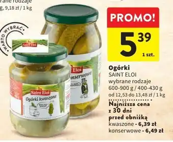 Intermarche Ogórki kwaszone saint eloi oferta