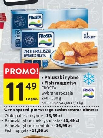 Fish nuggets frosta