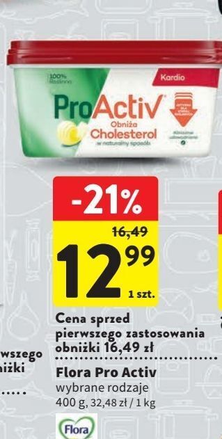 Intermarche Margaryna flora pro-activ oferta