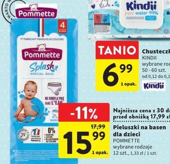 Intermarche Pieluszki na basen splash 4 pommette oferta