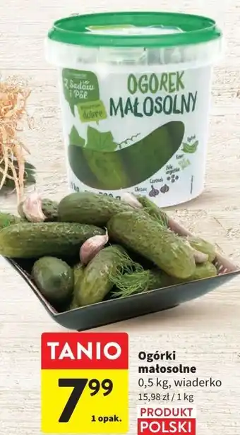 Intermarche Ogórek małosolny z sadów i pól oferta