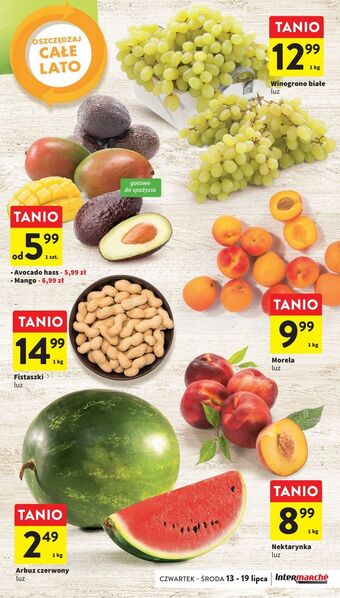 Intermarche Winogrona białe oferta