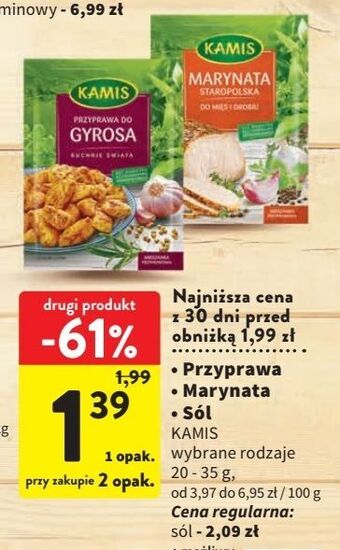 Intermarche Przyprawa do gyrosa kamis oferta