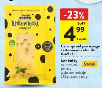 Intermarche Ser szwajcar królewiecki serenada królewiecki oferta