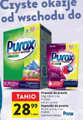 Intermarche Proszek do prania uniwersalny purox oferta
