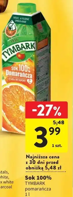 Intermarche Sok pomarańczowy tymbark 1936 oferta