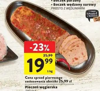 Intermarche Pieczeń węgierska zyguła oferta