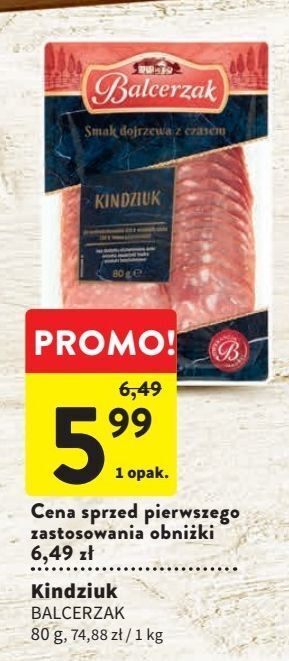 Intermarche Kindziuk balcerzak oferta