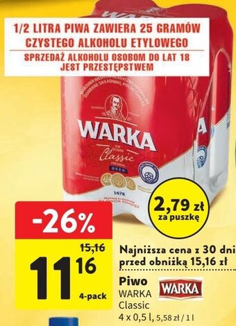 Intermarche Piwo warka oferta