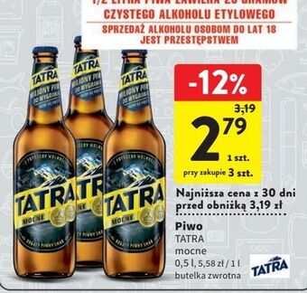 Intermarche Piwo tatra mocne oferta