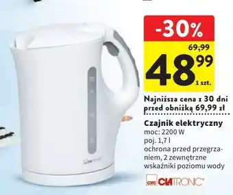 Intermarche Czajnik elektryczny 1.7 l clatronic oferta