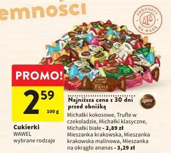 Intermarche Cukierki wawel michałki kokosowe oferta