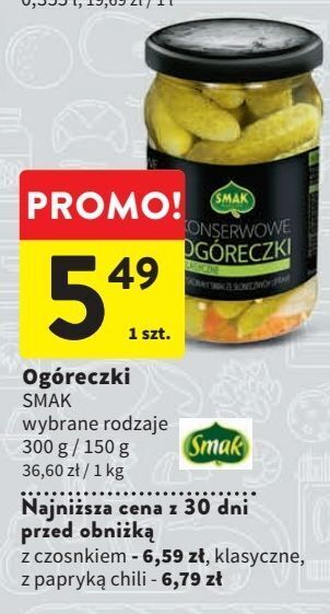 Intermarche Ogóreczki konserwowe smak oferta