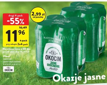 Intermarche Piwo okocim jasne okocimskie oferta