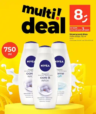 Dealz żel pod prysznic Nivea 750 ml oferta