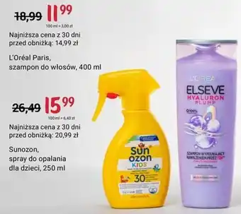 Rossmann L'Oréal Paris, szampon do włosów, 400 ml oferta