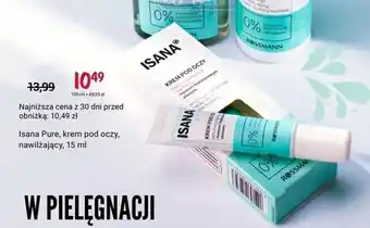 Rossmann Isana Pure, krem pod oczy, nawilżający, 15 ml oferta