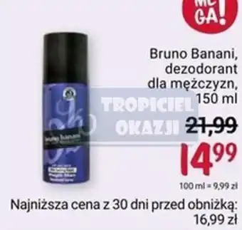 Rossmann Bruno Banani, dezodorant dla mężczyzn, 150ml oferta