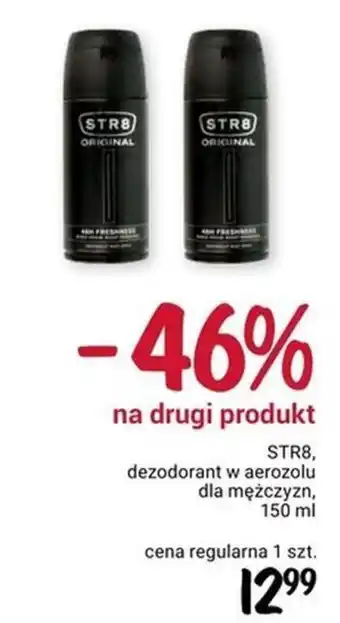 Rossmann STR8 dezodorant w aerozolu dla mężczyzn, 150ml oferta