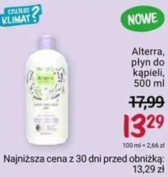 Rossmann Alterra, płyn do kąpieli, 500 ml oferta