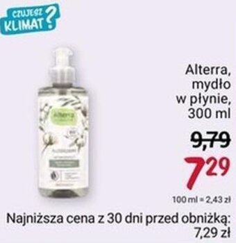 Rossmann Alterra, mydło w płynie, 300 ml oferta