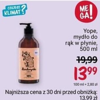 Rossmann Yope, mydło do rąk w płynie, 500 ml oferta