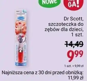 Rossmann Dr Scott, szczoteczka do zębów dla dzieci, 1szt. oferta