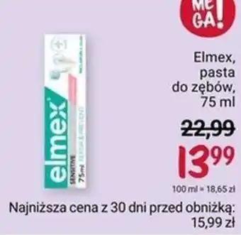 Rossmann Elmex, pasta do zębów, 75ml oferta