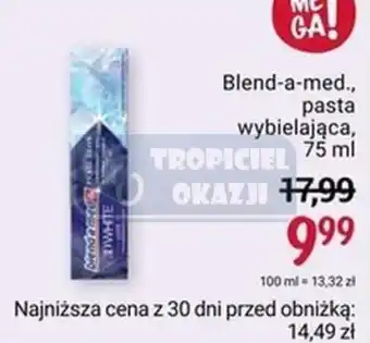 Rossmann Blend-a-med., pasta wybielająca, 75 ml oferta