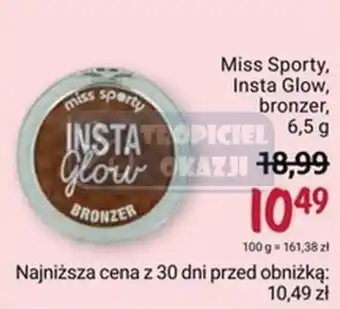 Rossmann Miss Sporty, Insta Glow, bronzer, 6,5g oferta