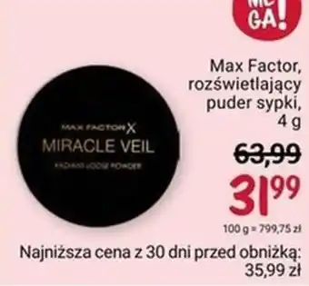 Rossmann Max Factor, rozświetlający puder sypki, 4g oferta