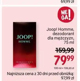 Rossmann Woda toaletowa joop! homme oferta