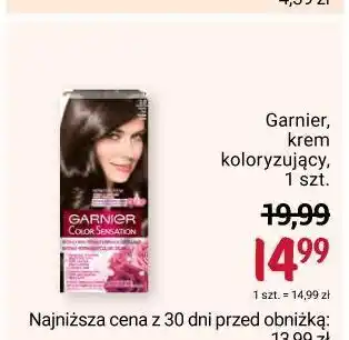 Rossmann Farba do włosów 3.0 prestiżowy ciemny brąz garnier color sensation oferta
