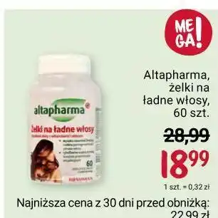Rossmann Żelki na ładne włosy altapharma oferta