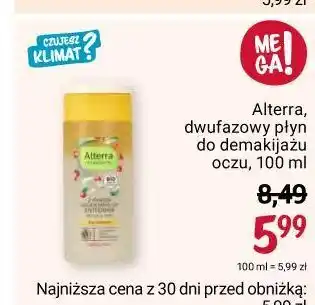 Rossmann Płyn do demakijażu żurawina alterra oferta