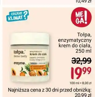Rossmann Krem do ciała enzymatyczny tołpa dermo body enzyme oferta