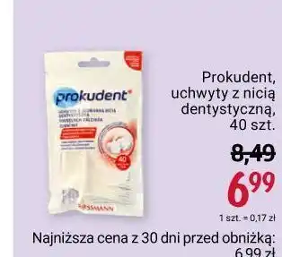 Rossmann Uchwyty z jedwabną nicią dentystyczną prokudent med oferta