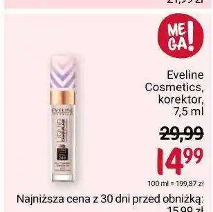 Rossmann Korektor w płynie do twarzy light 01 eveline cosmetics liquid camouflage oferta
