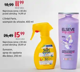 Rossmann Emulsja do opalania spf 30 sun ozon oferta