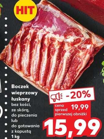 Kaufland Boczek wieprzowy oferta