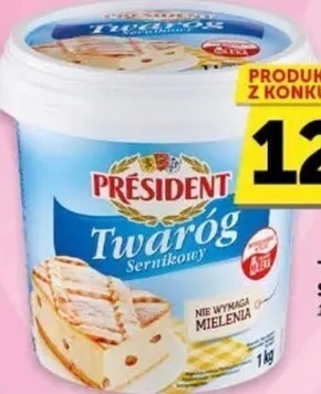 ABC Président twaróg sernikowy 1 kg oferta