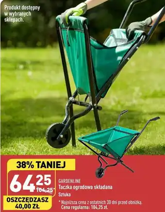 ALDI Taczka ogrodowa gardenline oferta