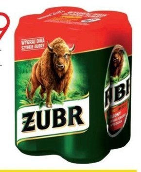 Frac Żubr piwo jasne 2 l (4 x 0,5 l) oferta
