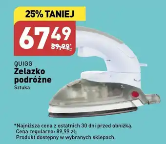Żelazko turystyczne quigg