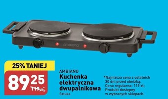 ALDI Kuchenka elektryczna ambiano oferta