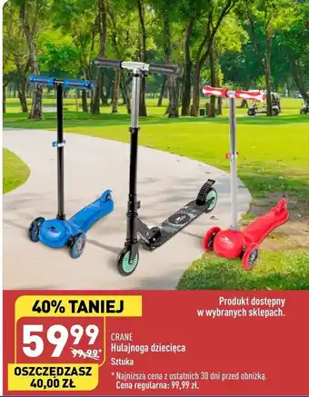 ALDI Hulajnoga crane oferta